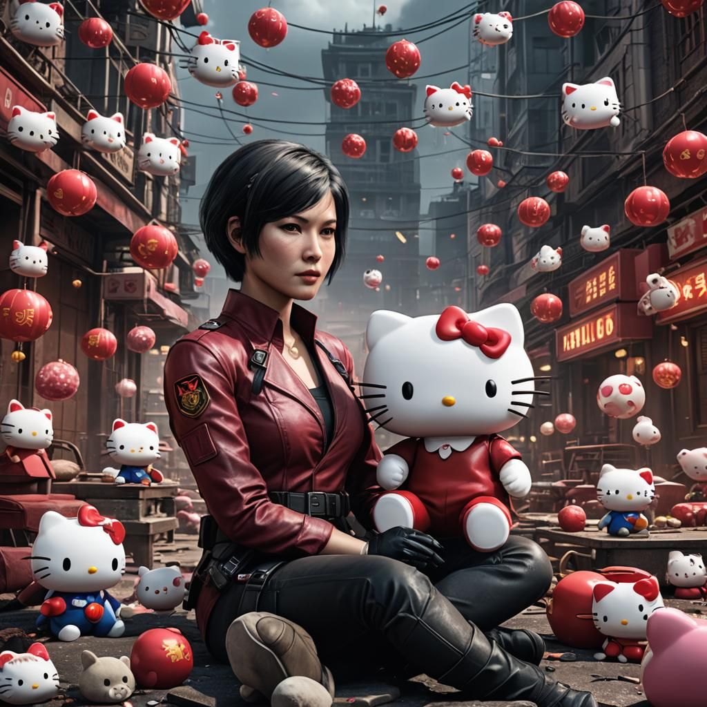 Ada Wong Meets Hello Kitty in a Fantastical World of Fantasy...