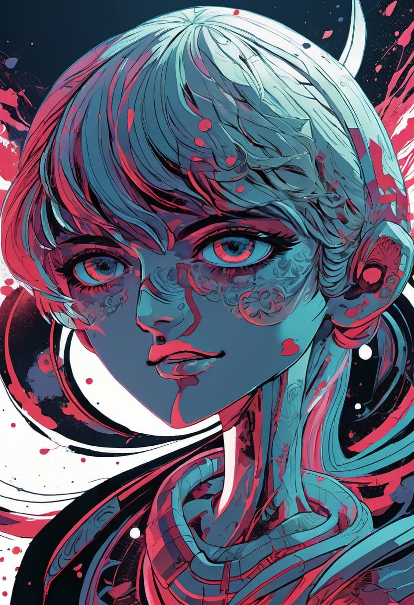 Vibrant Anime Masterpiece in Studio Trigger's Signature Styl...