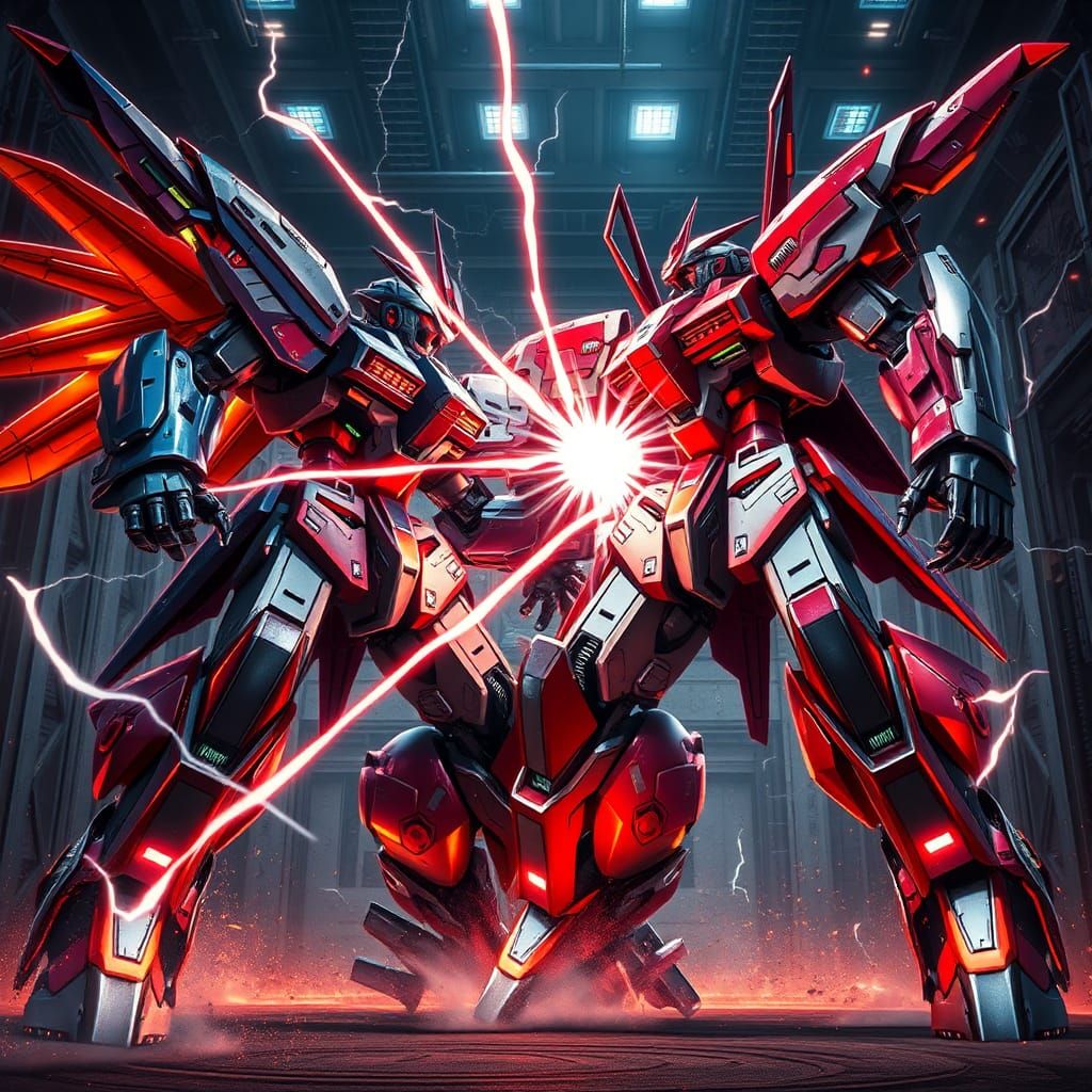 Mechanical Showdown in a High-Tech Arena