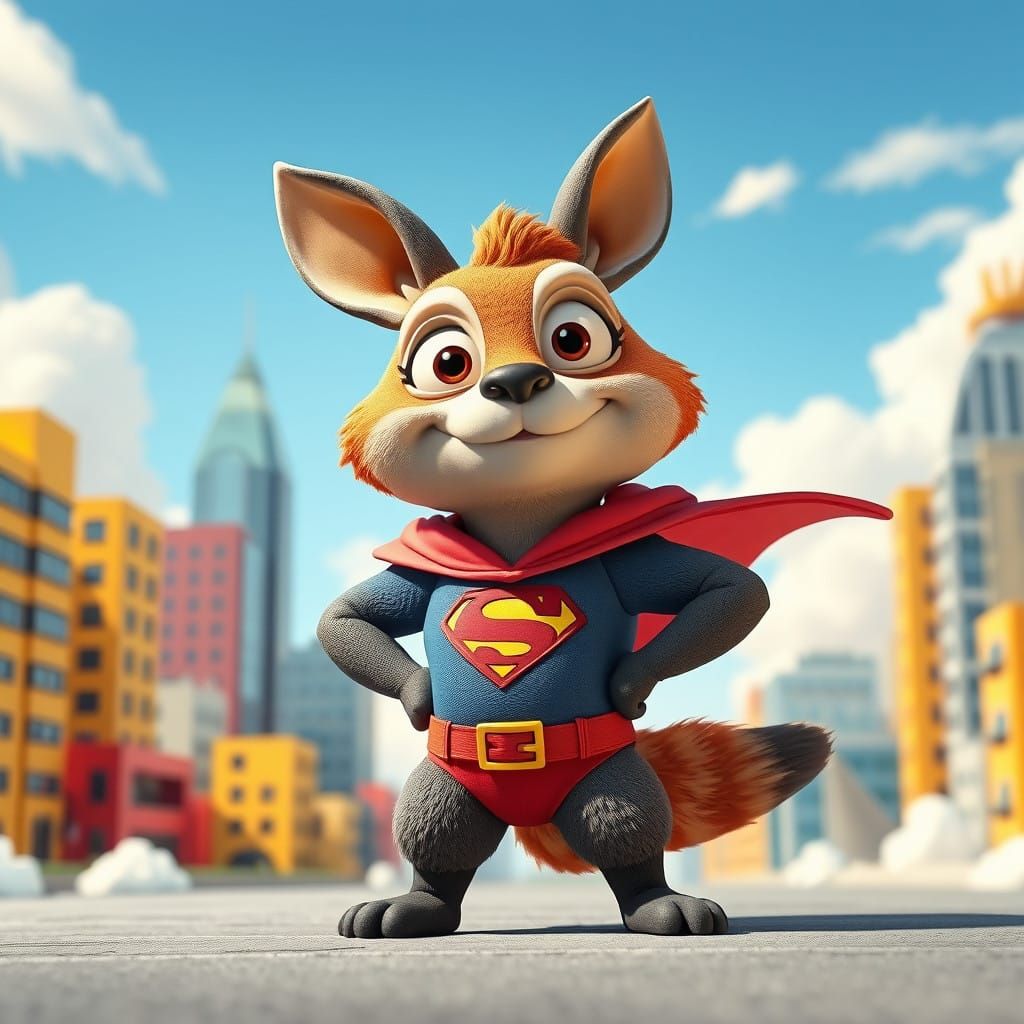 claymation super hero