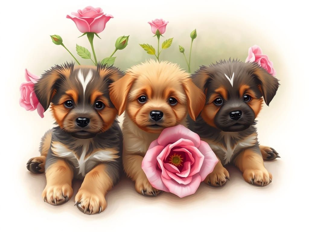 Vibrant Tropical Emojis Bloom in a Whimsical Digital Art Pie...