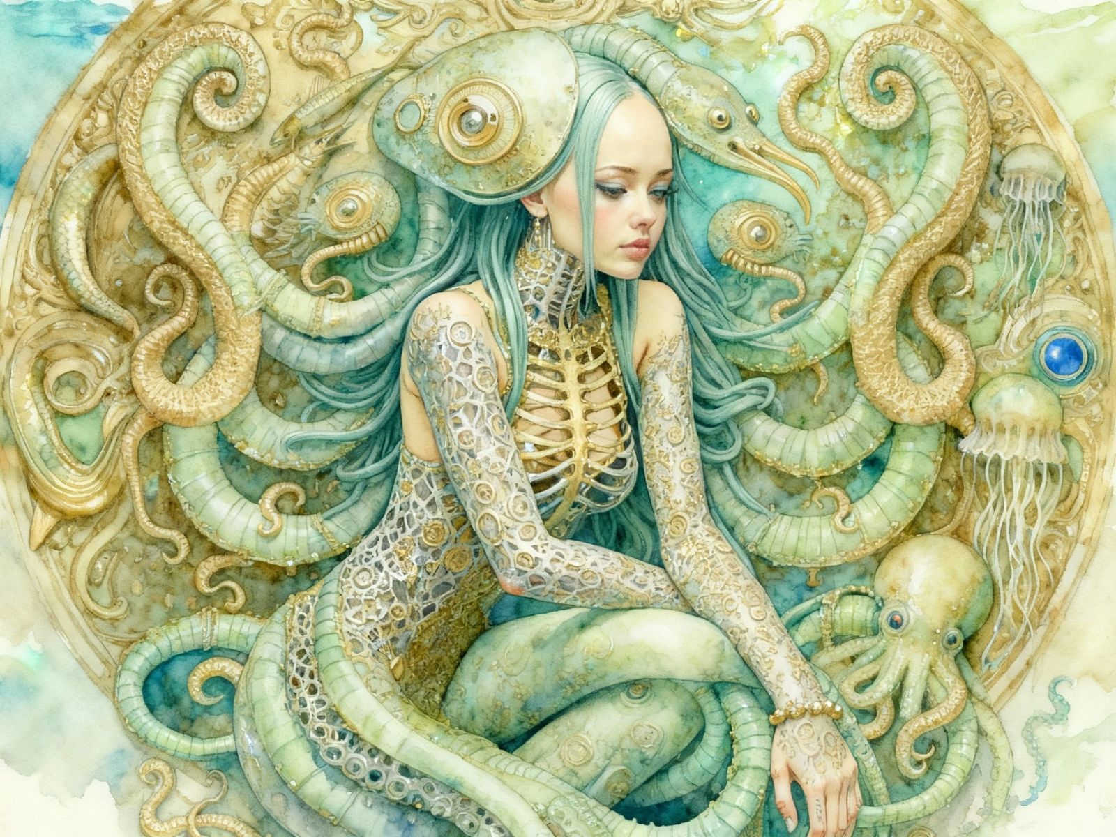 Scylla Contemplates the Sea