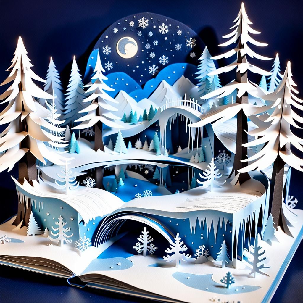 Winter wonderland - pop-up book