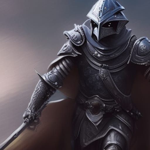 Epic Kenku Knight Portrait in Dramatic Digital Art