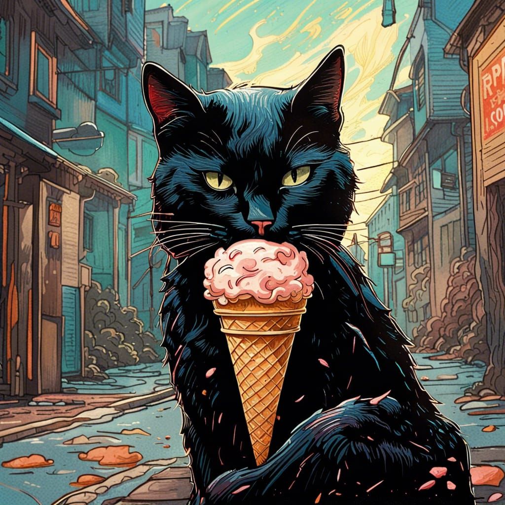 Ice Cream Cat