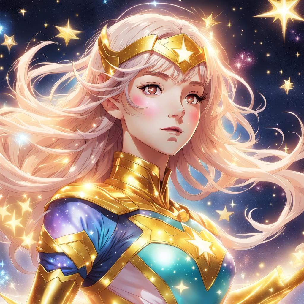 Magical Girl Anime in Soft Pastel Colors