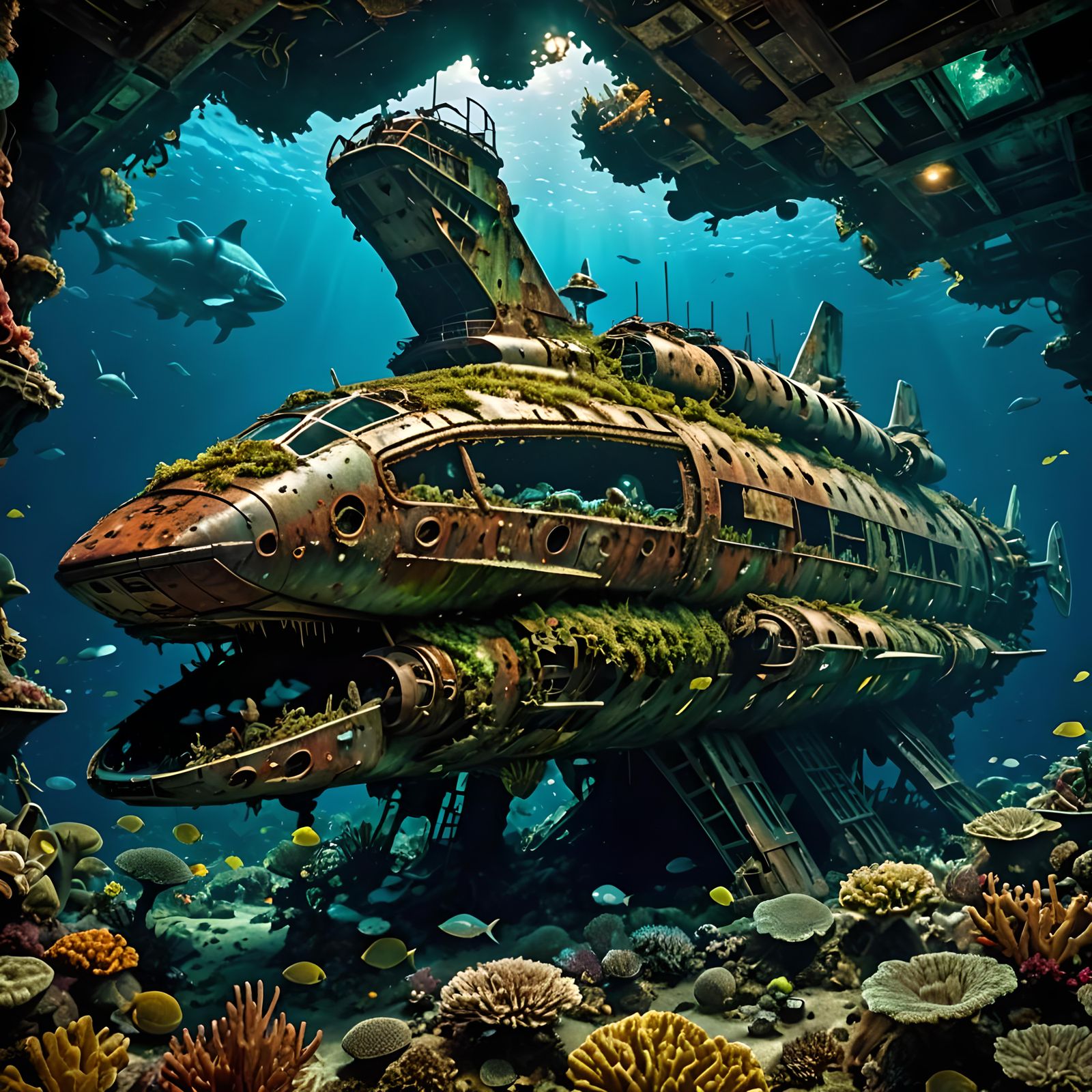 Undersea Lost Spaceship!