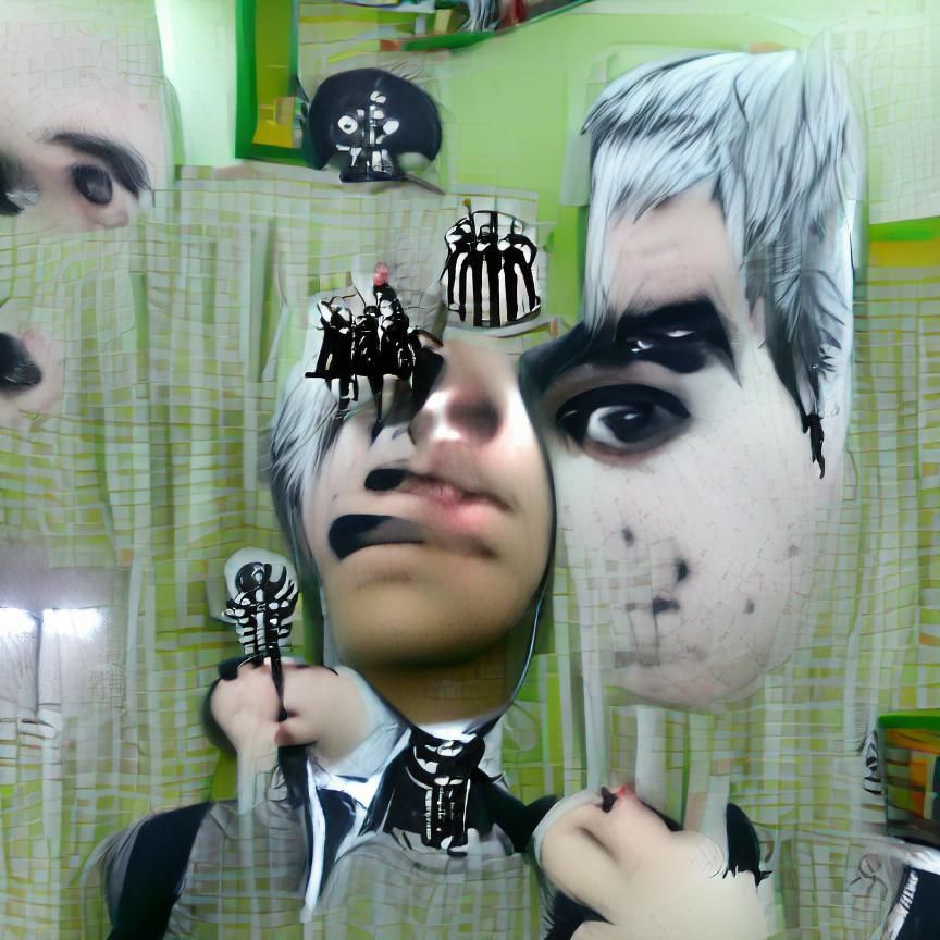 My Chemical Romance: Black Parade Scene in Gothic Style