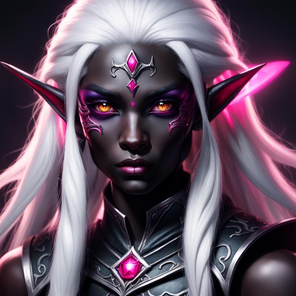 Drow Elf in Dark Splendor