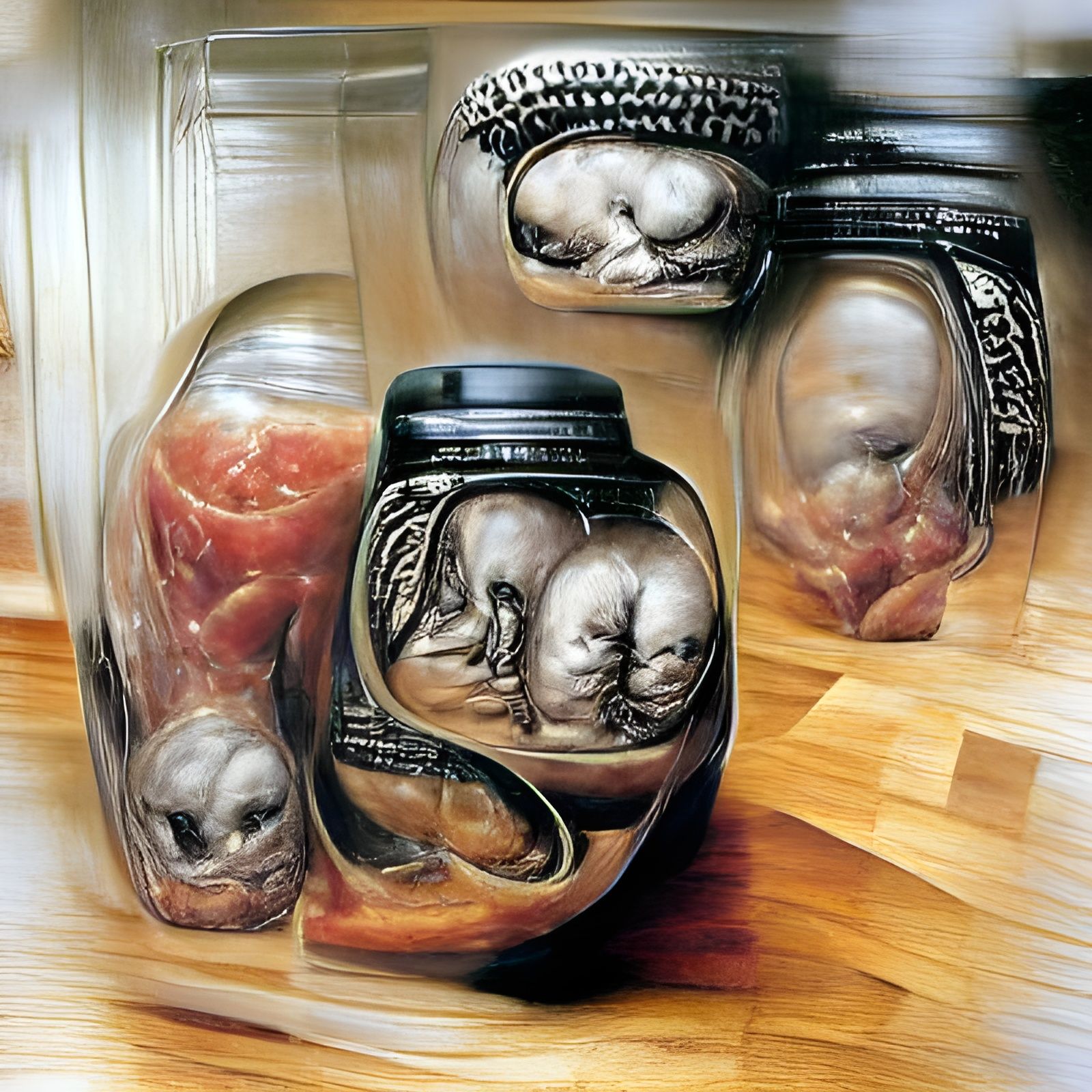 Alien Fetal Abominations in Giger's Dark Realism