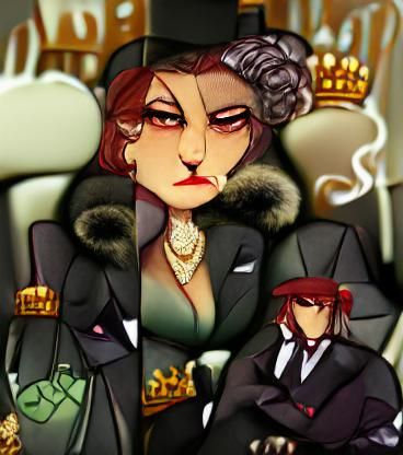 Sophisticated Mafia Queen Exudes Elitist Snobbery