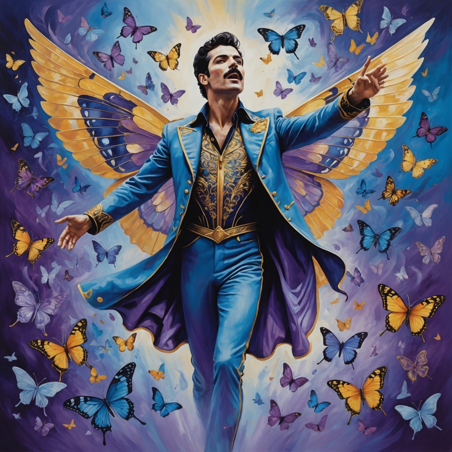 My soul is painted like the wings of butterflies. Fairytales...