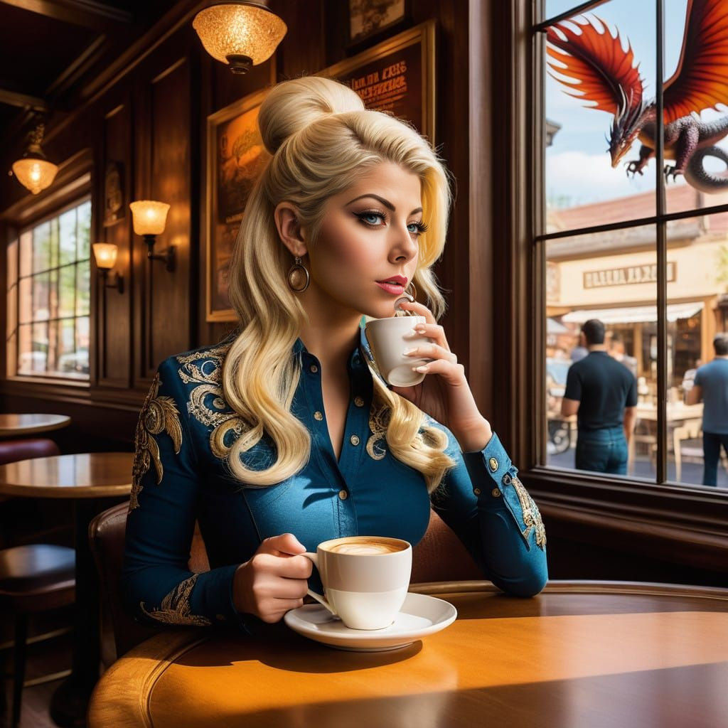 Alexa Bliss in Hyperdetailed Oil on Canvas