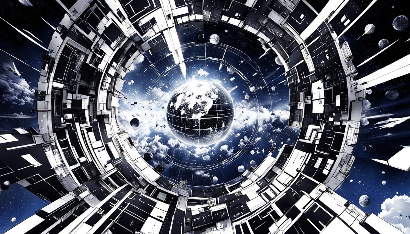 Cosmic World Trapped in Monochrome