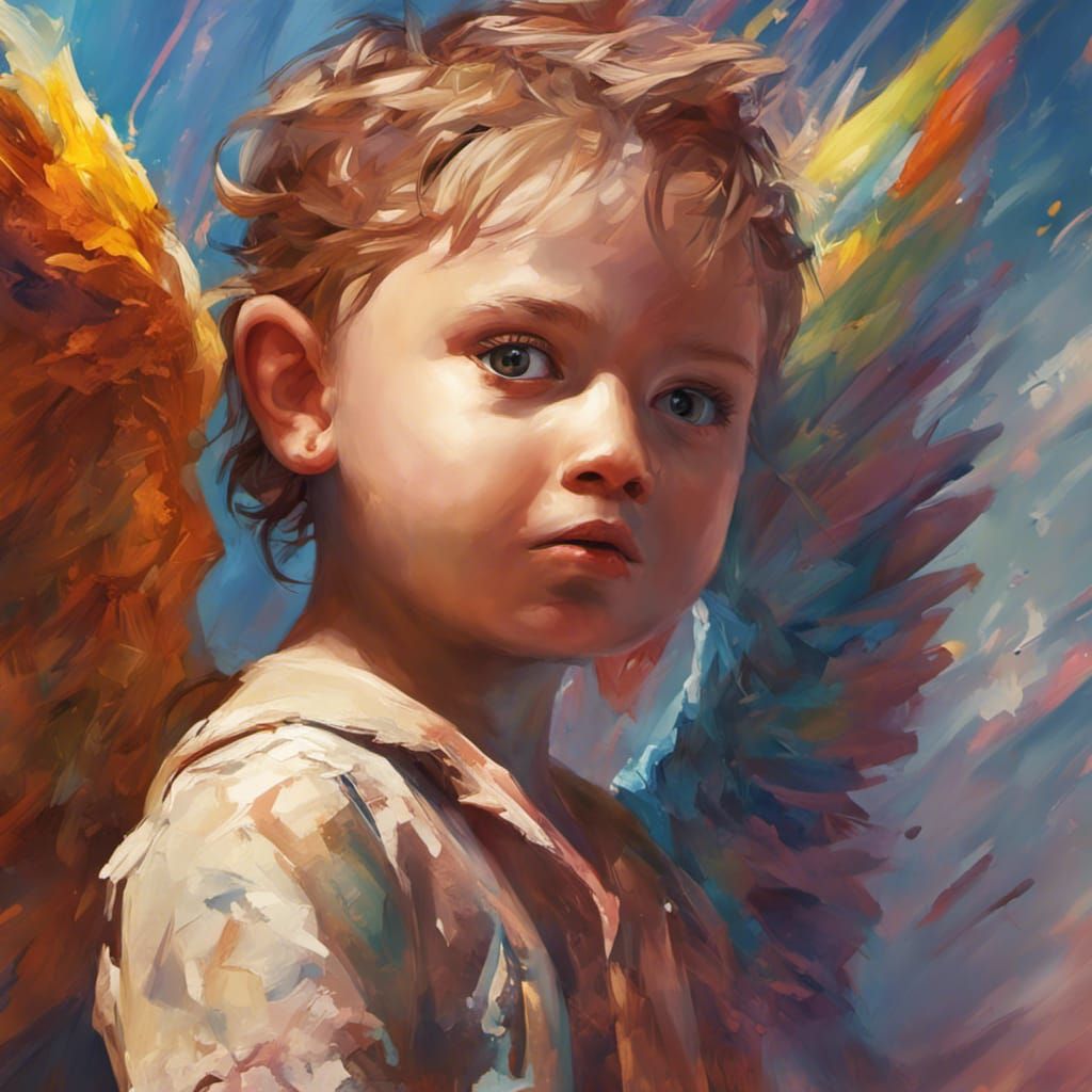 Hyperrealistic Portrait of an Angelic Woman