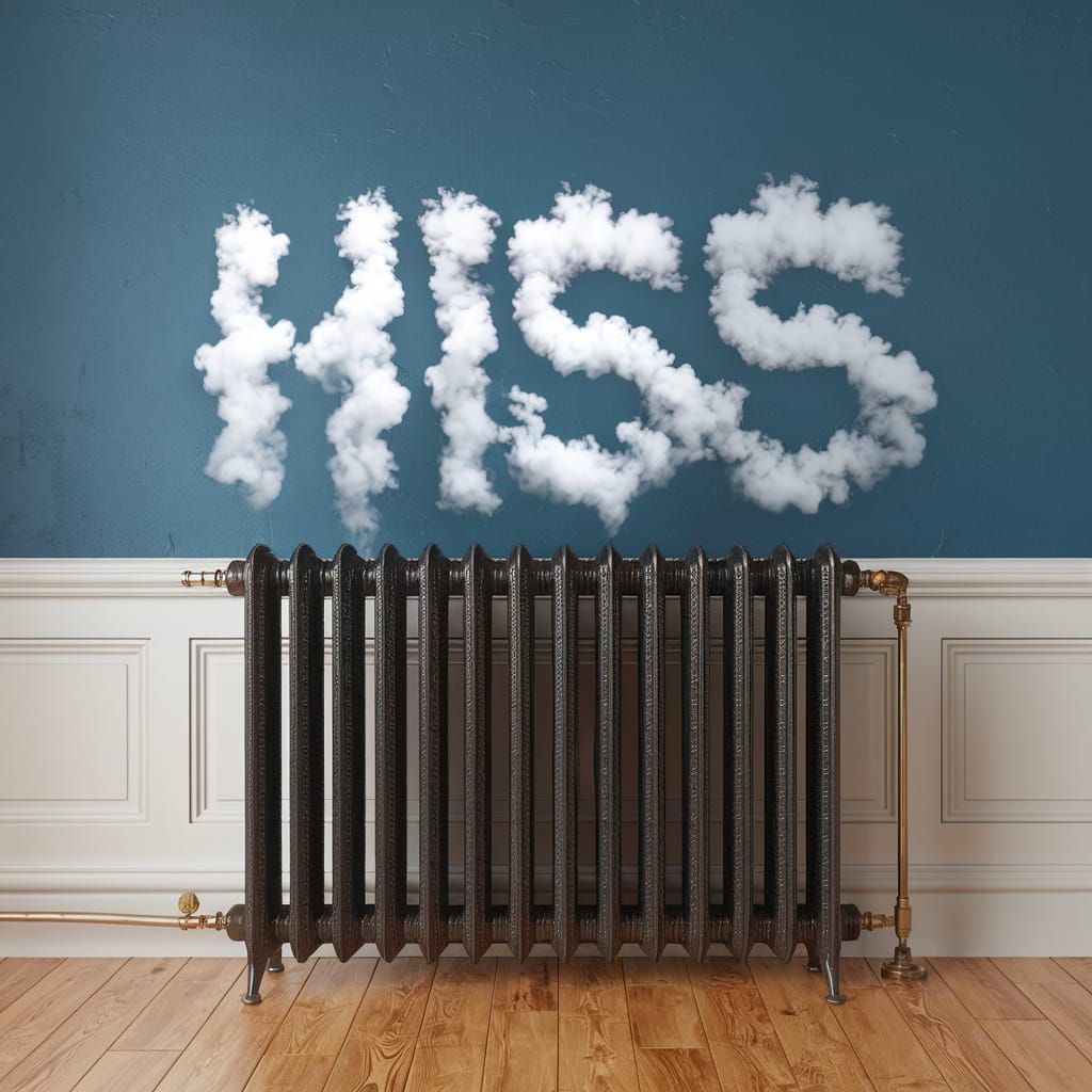 Vapor Forms Word in Vintage Home