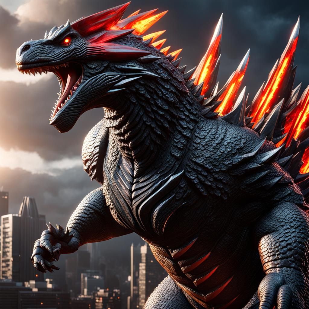 Godzilla Confronts Ultraman in Epic 3D Cinematic Battle