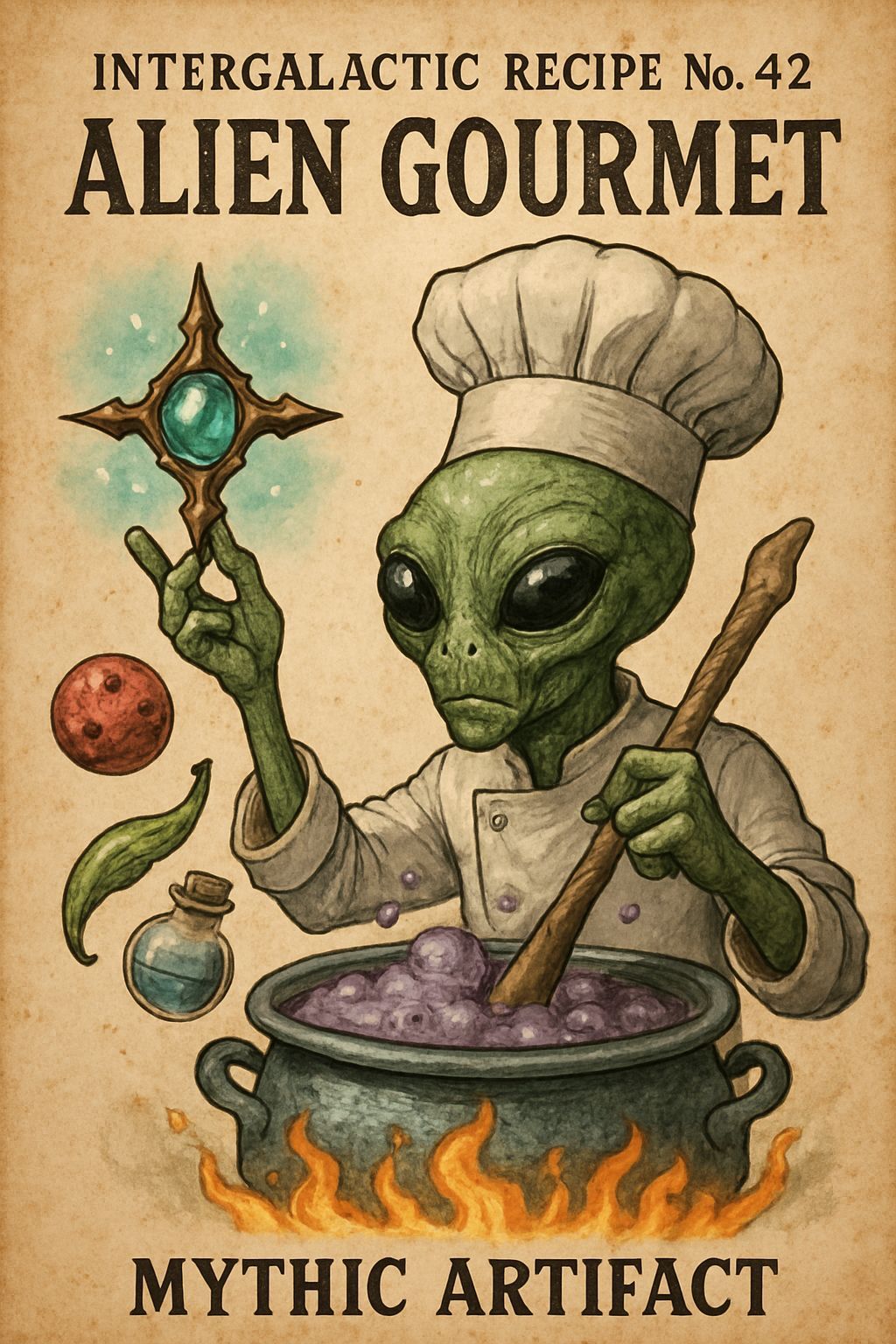 Alien Recipe: Intergalactic Artifact Cuisine