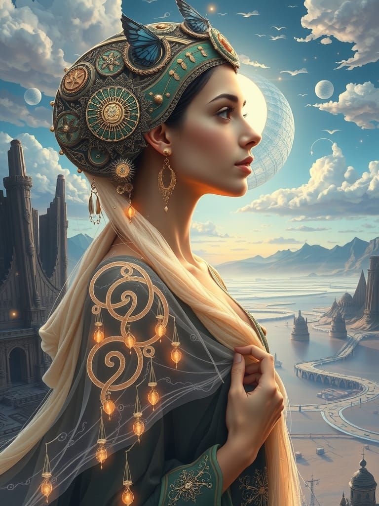 The Enigmatic Healer in Futuristic Fantasy