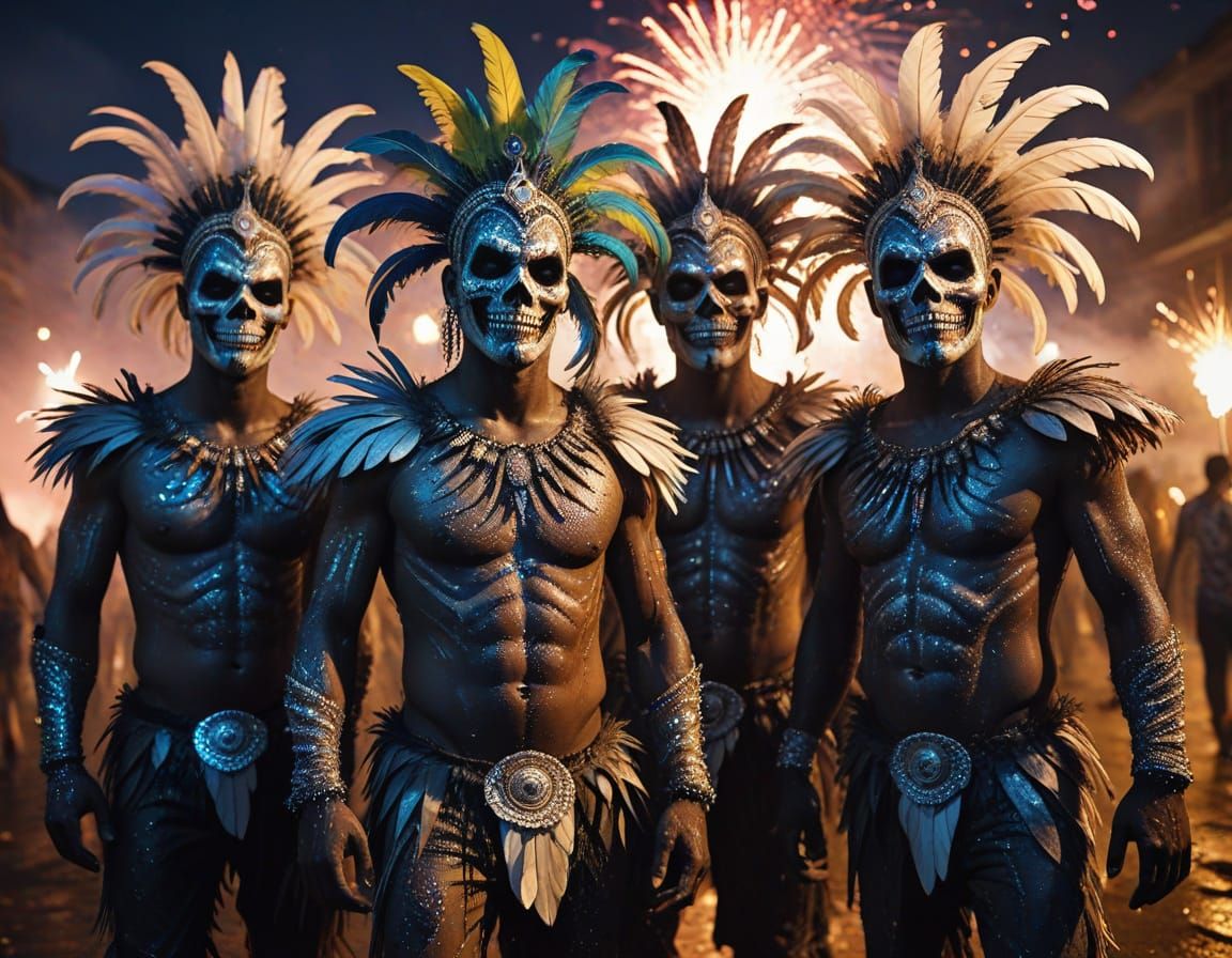 Zombie Samba Group at Doomed Rio Carnival