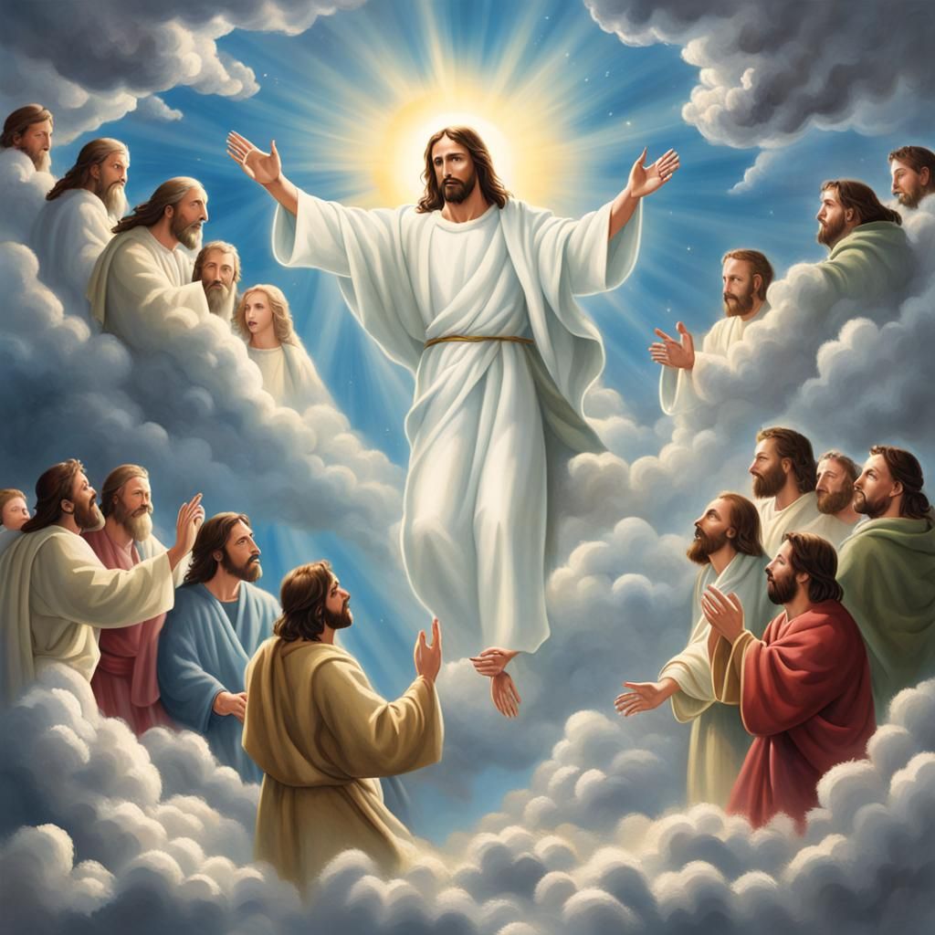 Jesus in Heavenly Abode