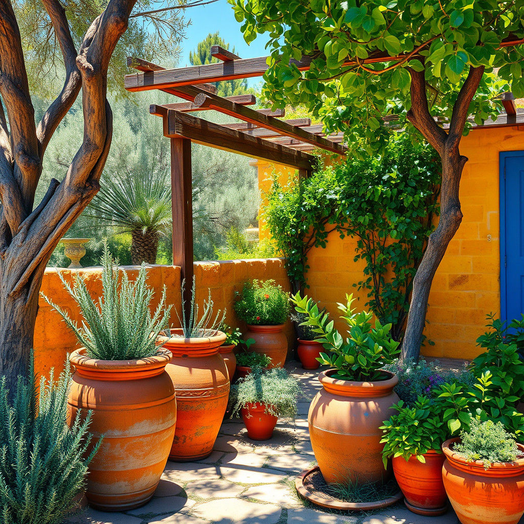 A Mediterranean garden