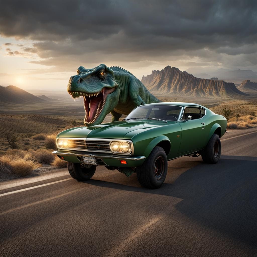 Vehicle Dinosaur Hybrid Creature