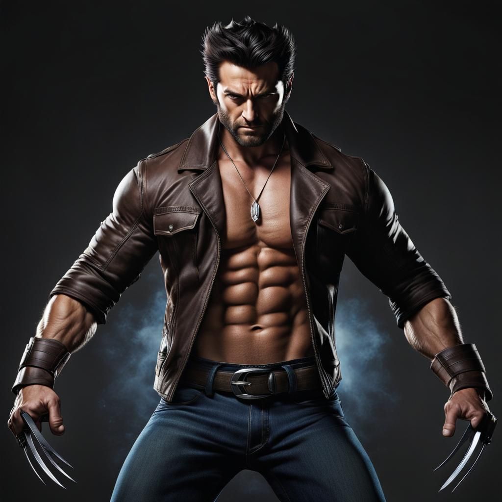 The Muscular Hero Wolverine