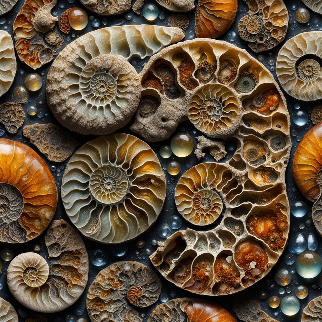 Ammonite Fossil