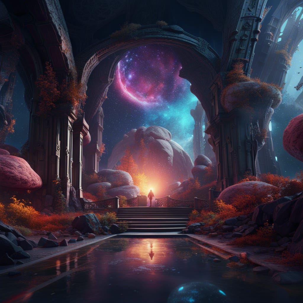 Galactic Dreamscape in Stunning 8K Resolution