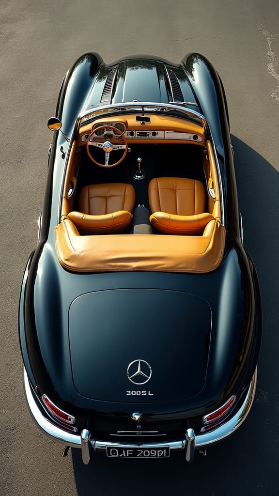 Mercedes-Benz 300 SL Roadster: Automotive Sculpture