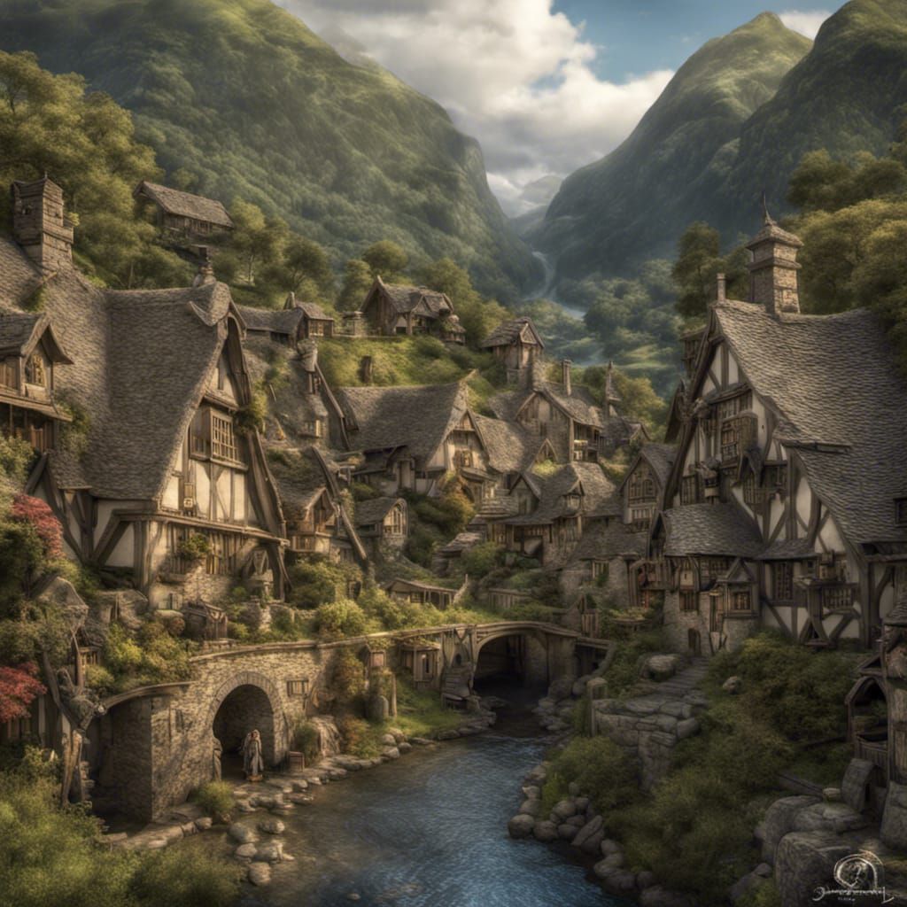 Fantasy Village in the Real World Style