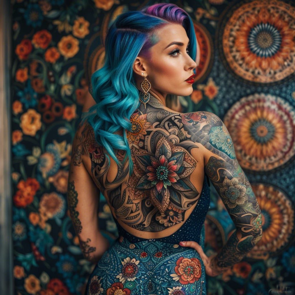 Sultry Retro Beauty in Maximalist Style Photography