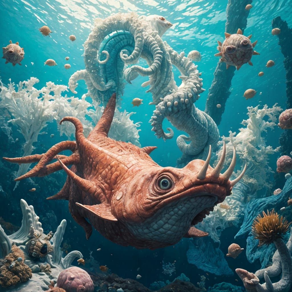 Psychedelic Surrealism: Life Beneath the Waves