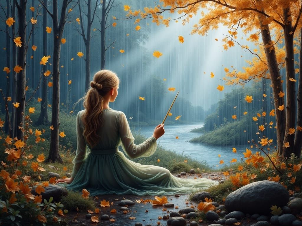 Magical Watercolors Bring Landscape to Life in Vibrant Fall ...