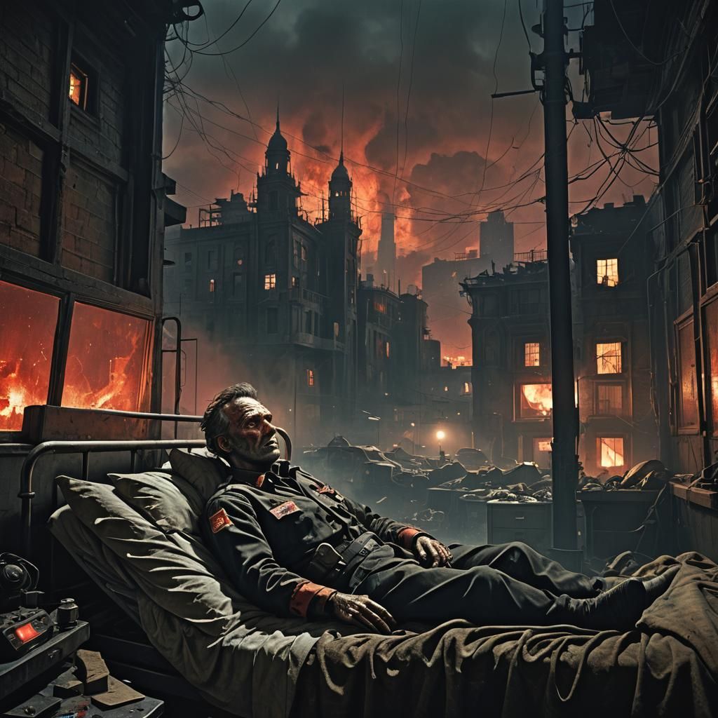 Gritty Post-Apocalyptic Lieutenant Rises in Ruined Los Santo...