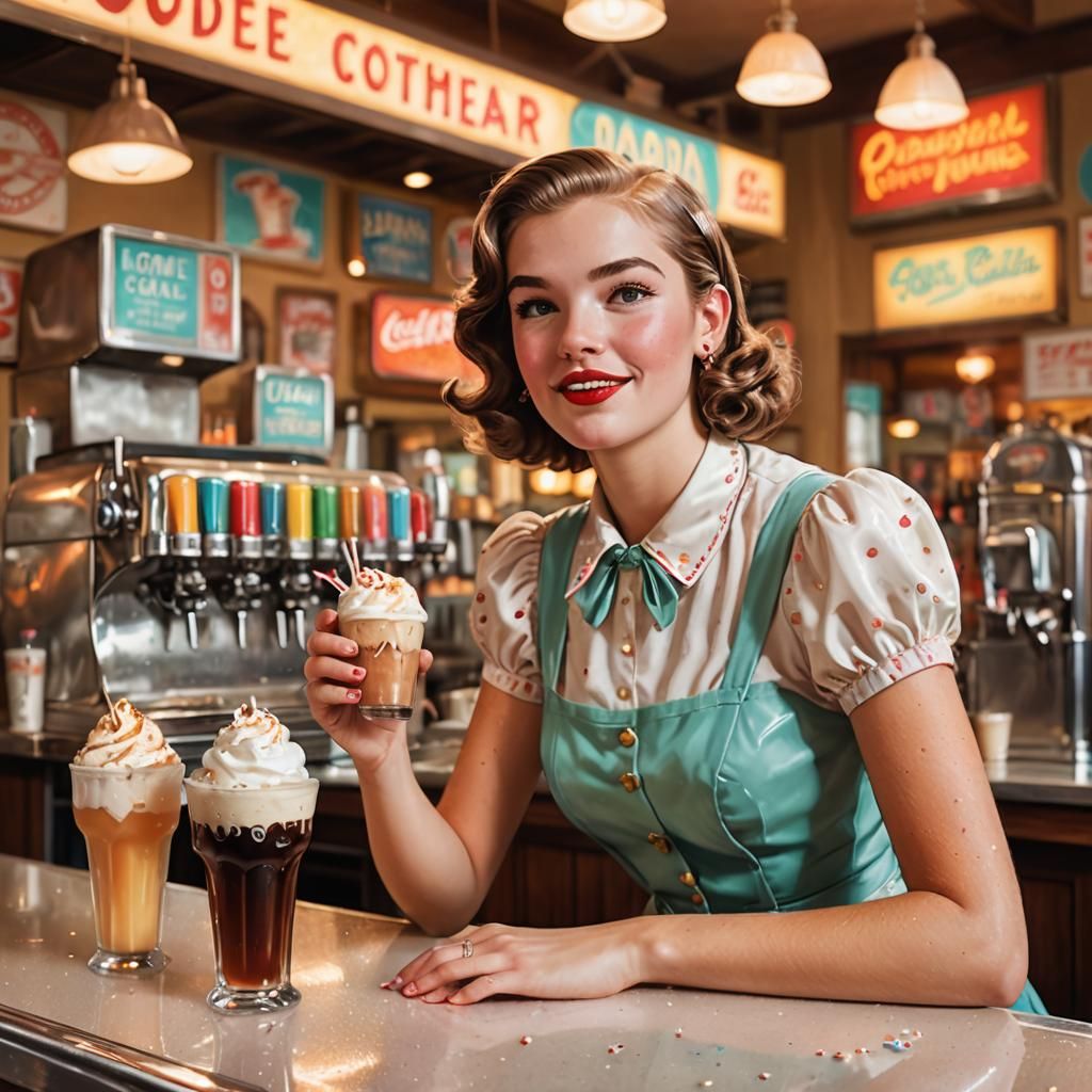 50s Soda Fountain Bliss
