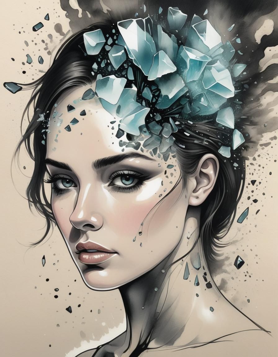 Fractured Psyche in Shattered Glass