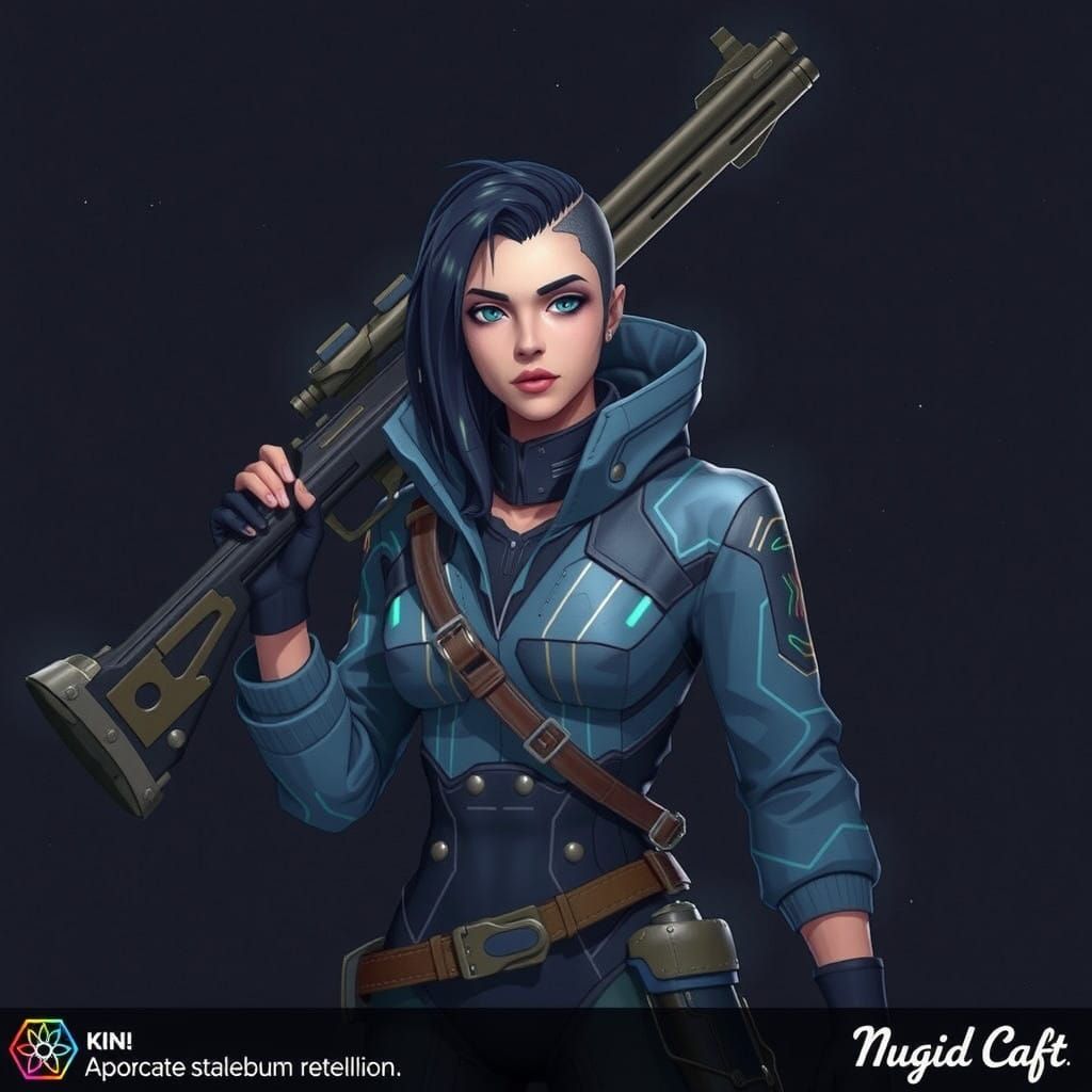 Cyberpunk Fortnite Skin in Neon Green and Black