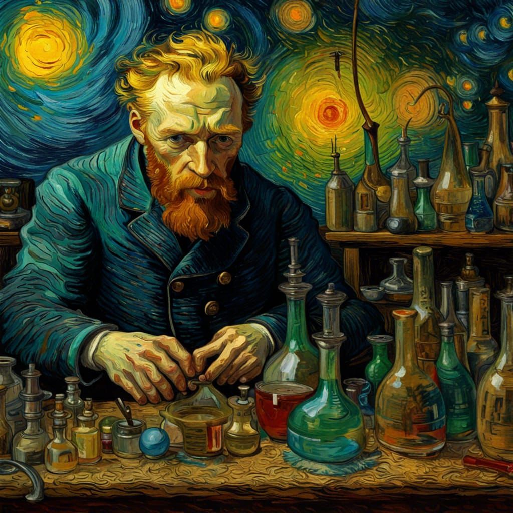 Vincent van Gogh as a chemist 🧪