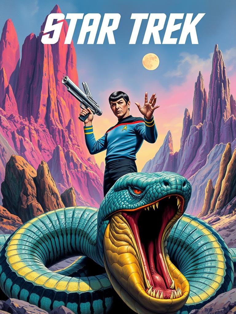 Star Trek from DELL Comics Graphic Novel: The Serpents of Me...
