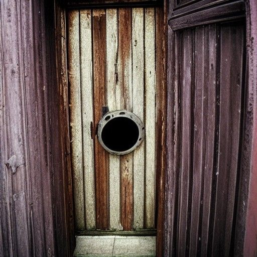 A Door Opens to a New World in a Futuristic Landscape