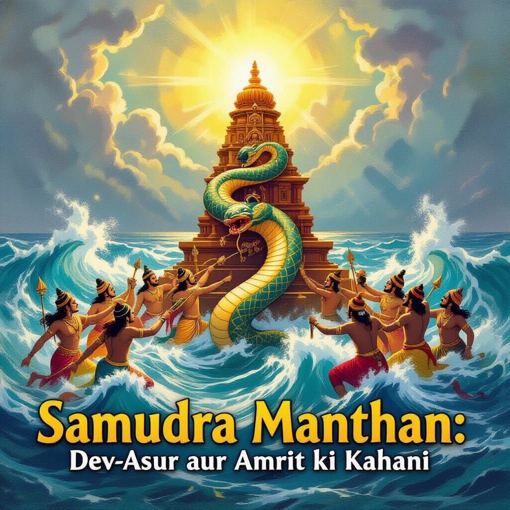 Samudra Manthan: Gods, Demons, and the Ocean's Churn