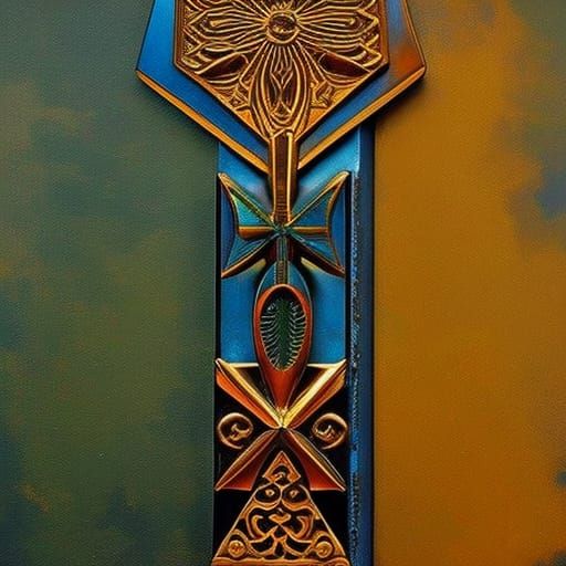 Masterpiece of Triadic Splendor in Art Deco Bronze