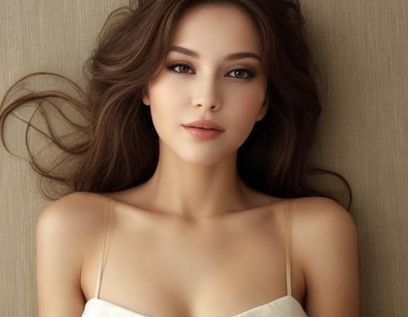 Elegant Woman in a Soft Glow