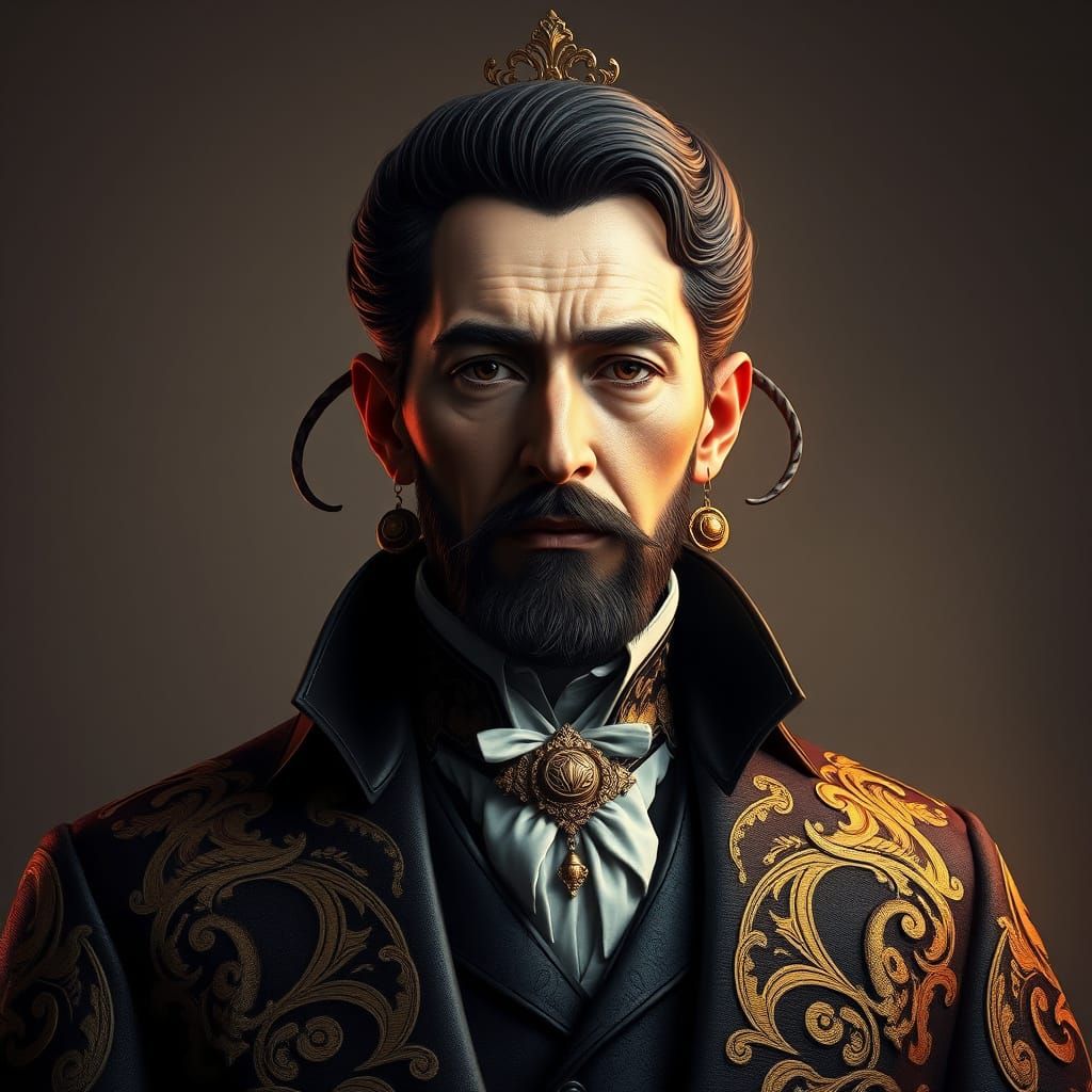 AN UNUSUAL MAN (mainly because of his strangely displaced wa...