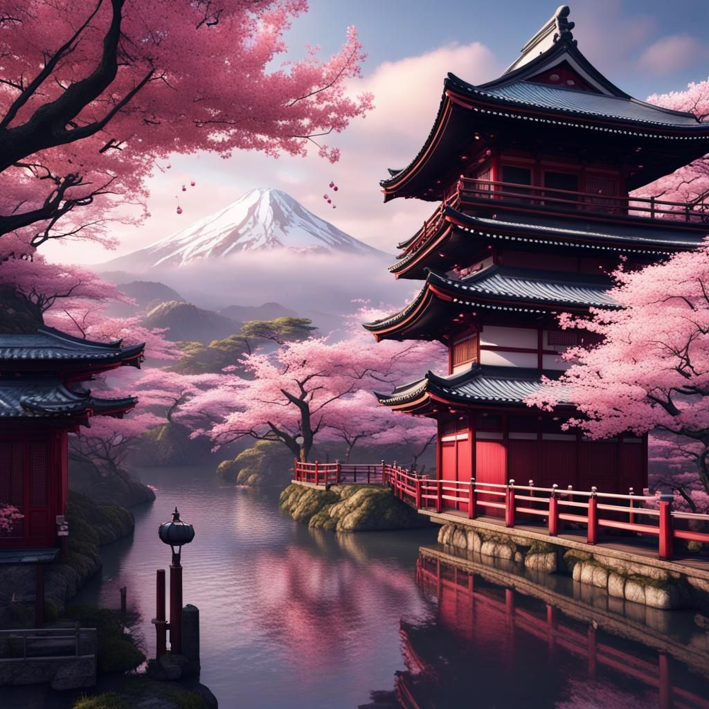 Blossoming Fantasies in Enchanted Japan