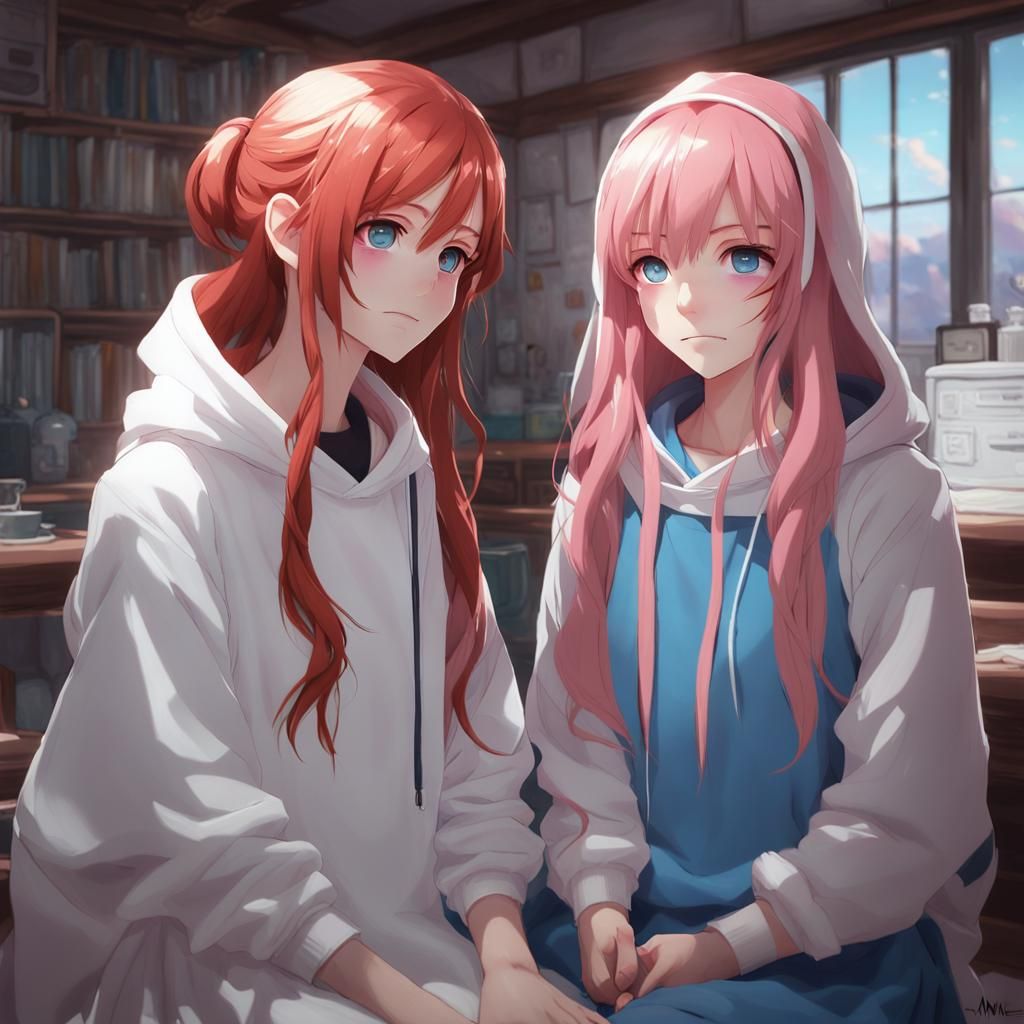 Two Women in an Ethereal Setting