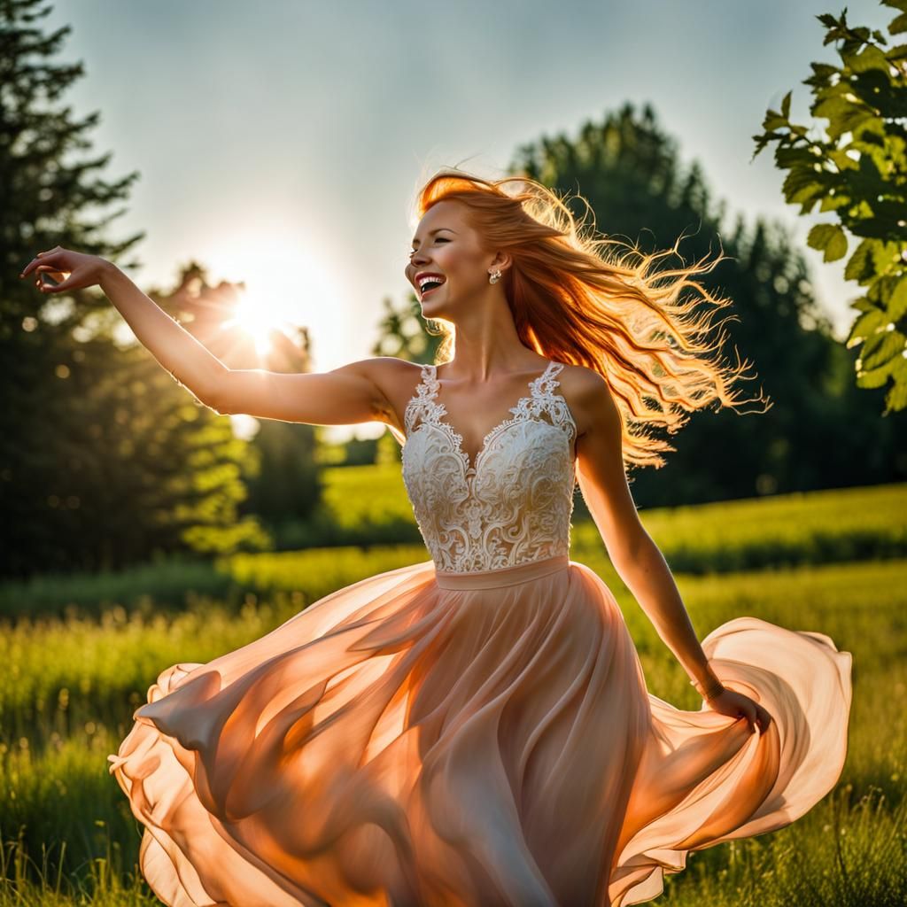 Dancing in Radiant Sunlight