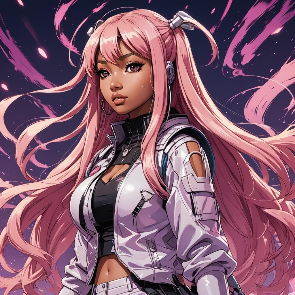 Nicki Minaj Anime Manga Goddess